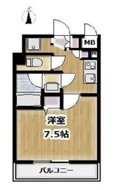 プライブ恵比寿 6階 間取り図