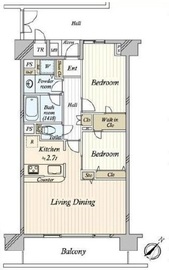 藤和シティホームズ高輪台 3階 間取り図