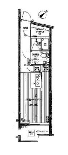 コージーコート中目黒 403 間取り図