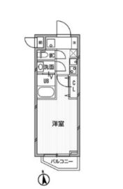 白金高輪レジデンス 507 間取り図
