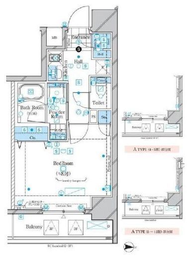 ガリシア森下エストゥディオ3 11階 間取り図