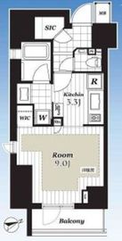 オープンレジデンシア虎ノ門 2階 間取り図