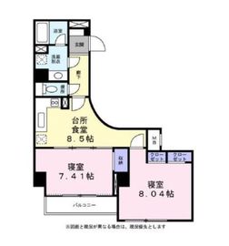 アクトフォルム武蔵小山 1101 間取り図