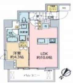 アビテ白金台 2階 間取り図