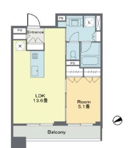 ベルファース戸越スタティオ 904 間取り図