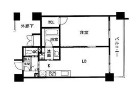 クリプトメリア目黒 404 間取り図