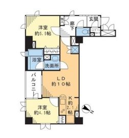 グランシティ日本橋水天宮 2階 間取り図