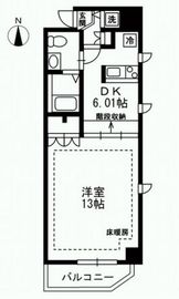 レジディア上野御徒町 509 間取り図