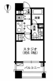 レジディア市ヶ谷 603 間取り図