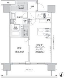 パークハビオ渋谷本町レジデンス 523 間取り図