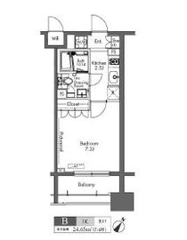 プラウドフラット三軒茶屋 303 間取り図