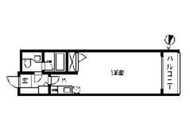 カッシア目黒 217 間取り図