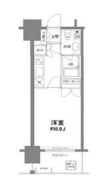 コンフォリア新宿御苑1 803 間取り図