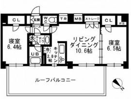 シャンピアグランデ深沢 510 間取り図