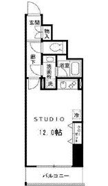 SS.FLAT神楽坂south 602 間取り図