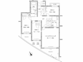 MFPRコート代官山 407 間取り図