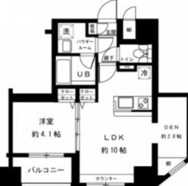 プレサンス本駒込アカデミア 8階 間取り図