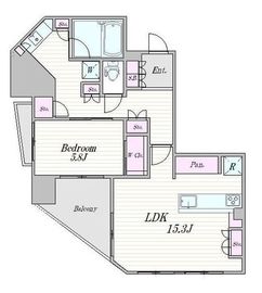 ドレッセ武蔵小山プレヴィ 11階 間取り図