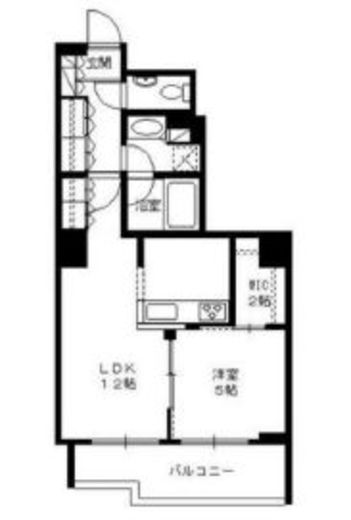 アトラス新宿柏木 1階 間取り図