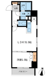 レジデンス両国駅前 506 間取り図