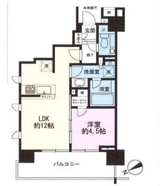 ウェリス六本木 9階 間取り図