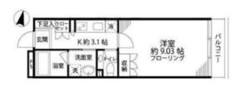 恩京アムール 602 間取り図