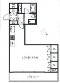 セントラルレジデンス新宿シティタワー 10階 間取り図