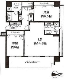 クレストフォルム銀座東 3階 間取り図