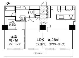 ザ・タワーグランディア 26階 間取り図