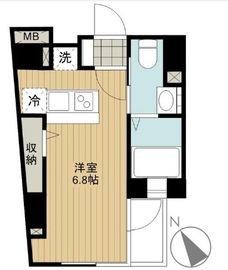 カリーノ三田 202 間取り図