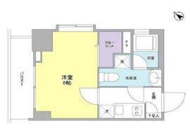 リバーレ月島 205 間取り図