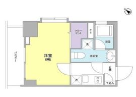 リバーレ月島 405 間取り図