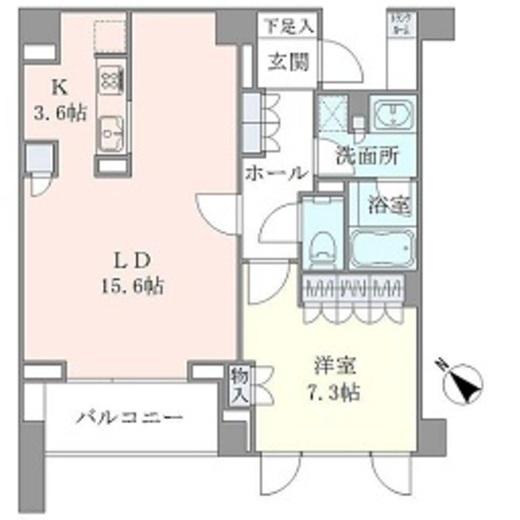 ブリリア代官山プレステージ 2階 間取り図