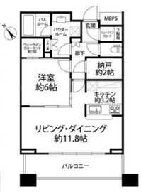 ル・サンク大崎ウィズタワー 10階 間取り図