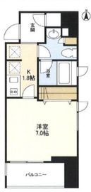 ウェルスクエア神保町 401 間取り図