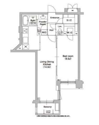 コンフォリア原宿 605 間取り図