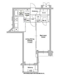 コンフォリア原宿 605 間取り図