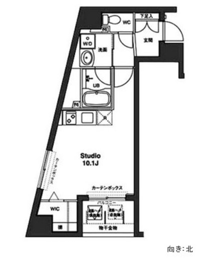 コンフォリア銀座イースト 608 間取り図