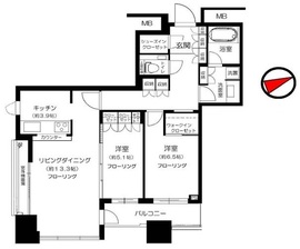 アトラスタワー西新宿 9階 間取り図