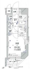 コンシェリア新橋 6階 間取り図