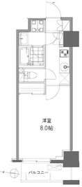 清澄白河レジデンス弐番館 913 間取り図