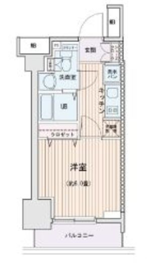 エスティメゾン錦糸町2 912 間取り図