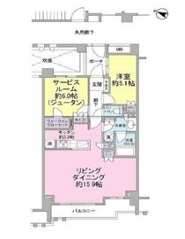 ピアース学芸大学 4階 間取り図