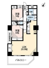 ダイアパレスシェルトワレ目黒 7階 間取り図