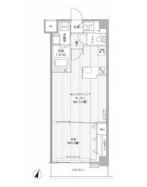 目黒テラス 204 間取り図