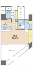 ヴァントヌーベル代々木 12階 間取り図