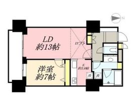 コスモポリス品川 2階 間取り図