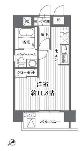 HF浅草橋レジデンス 901 間取り図