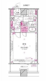 コンシェリア西新宿タワーズウエスト 9階 間取り図