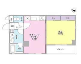 ヴァンフォーレ目黒 101 間取り図